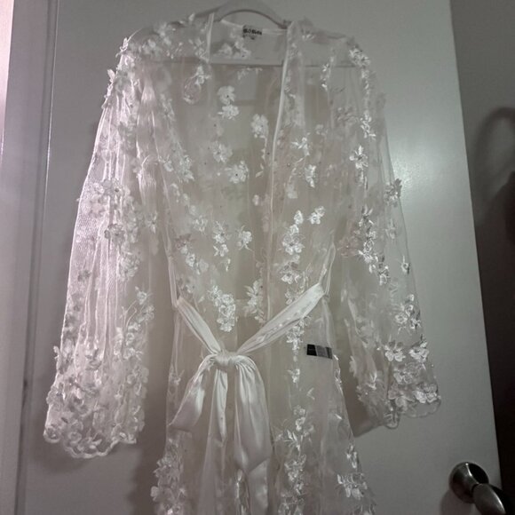 Floral Mini Robe - Picture 2 of 3